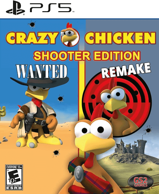 Crazy Chicken Treasure Hunter box art for Playstation 5